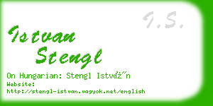 istvan stengl business card